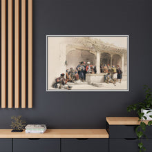The coffee shop illustration by David Roberts (1796–1864)