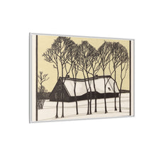 Farm in the snow (1918) by Julie de Graag