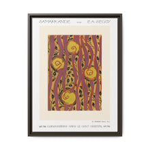 Flower pattern Art Deco stencil print in oriental style. Original from our own 1914 edition of Samarkande - NOMADEN ART GALLERY