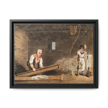 Illustration of line swinglers from The Costume of Yorkshire (1814) by George Walker - NOMADEN ART GALLERY
