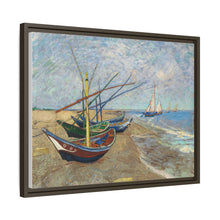 Vincent van Gogh's Fishing Boats on the Beach at Saintes-Maries (1888) - NOMADEN ART GALLERY