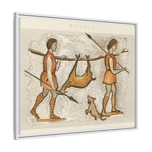 Hunter-Gatherer Mosaic: Vintage Encyclopaedia Art (1891)