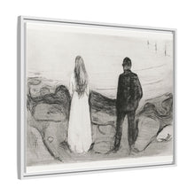 Two Human Beings. The Lonely Ones (1894) by Edvard Munch - NOMADEN ART GALLERY