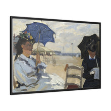 Claude Monet's The Beach at Trouville (1870) - NOMADEN ART GALLERY
