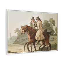 Illustration of farmers from The Costume of Yorkshire (1814) by George Walker