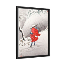 Snowy Evening on a Mountain Path print in high resolution by Hiroaki Takahashi (1871–1945)