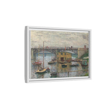 Claude Monet's Bridge at Argenteuil on a Gray Day (1876) - NOMADEN ART GALLERY