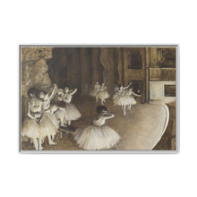 Ballet Rehearsal on Stage (1874) by Edgar Degas - NOMADEN ART GALLERY