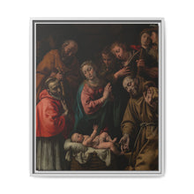 Adoration of the Shepherds with Saints Francis and Saint Carlo Borromeo by Antonio d Enrico called Tanzio da Varallo - NOMADEN ART GALLERY