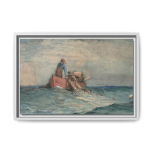 Hauling in the Nets (1887) by Winslow Homer - NOMADEN ART GALLERY