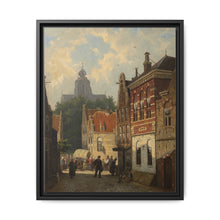 Dutch Street Scene (c. 1850–55) by Cornelis Springer - NOMADEN ART GALLERY