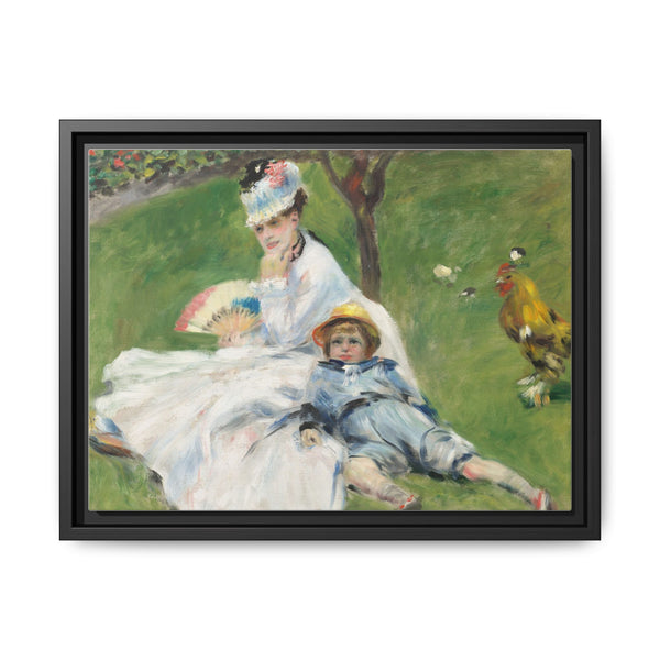 Pierre-Auguste Renoir's Madame Monet and Her Son (1874) - NOMADEN ART GALLERY