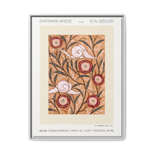 Art Nouveau Flower pattern stencil print in oriental style - NOMADEN ART GALLERY