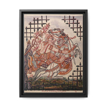 A scene from the Ramayana: Hanuman catching Virunyananti . Gouache painting by a Thai artist. - NOMADEN ART GALLERY