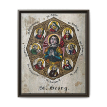 Saint George and Saint Antony of Padua, Saint Catherine of Alexandria, Saint Peter the Apostle, Saint Philomena, Saint Anne, Saint Barbara, Saint John the Baptist and Saint Agnes - NOMADEN ART GALLERY