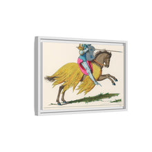 French Knight, 14th Century: Vintage Equestrian Art by Paul Mercuri (1860)