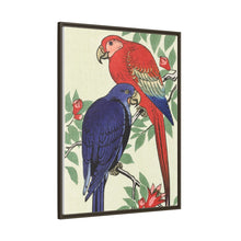 Red and a blue parrot (1925 - 1936) by Ohara Koson