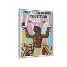 Poster for the American Negro Exposition in Chicago (1940) illustration by Robert Savon Pious.