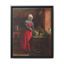 A Cook in a Red Apron in the Inn at Vaugirard (1862) by Léon Bonvin - NOMADEN ART GALLERY