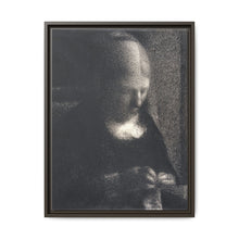 The Artist’s Mother Doing Embroidery (ca. 1882–1883) by Georges Seurat. - NOMADEN ART GALLERY