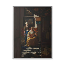 The Love Letter (ca. 1669 –1670) by Johannes Vermeer - NOMADEN ART GALLERY