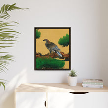 Pine and Eagle, a traditional portrait of a charismatic Japanese eagle by Kano Tanyu (1602-1674)