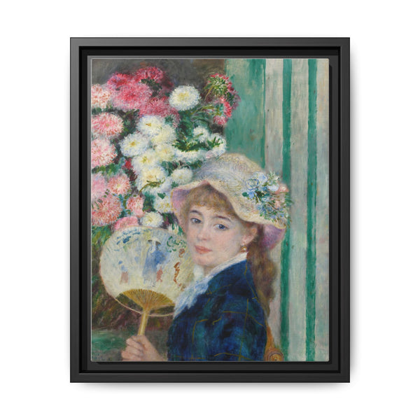 Woman with a Fan (c. 1879) by Pierre Auguste Renoir - NOMADEN ART GALLERY
