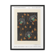 Art Deco Flower pattern pochoir print in oriental style. Original from our own 1914 edition of Samarkande - NOMADEN ART GALLERY