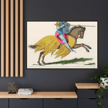 French Knight, 14th Century: Vintage Equestrian Art by Paul Mercuri (1860)