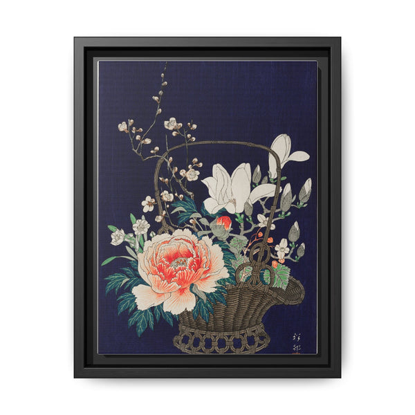 Bamboo flower basket (1932) by Ohara Koson