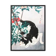 Cat with Tomato Plant (1931) print in high resolution by Hiroaki Takahashi - NOMADEN ART GALLERY