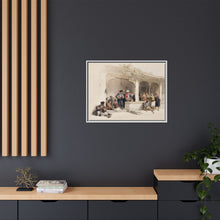 The coffee shop illustration by David Roberts (1796–1864)
