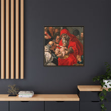 The circumcision of Christ. Oil painting after Hendrik Goltzius