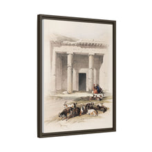 Entrance to the caves of Beni Hasan illustration by David Roberts (1796–1864)