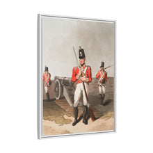 Illustration of East York militia from The Costume of Yorkshire (1814) by George Walker