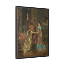 The Visit (c. 1870) by Alfred Stevens: A Glimpse into 19th-Century Elegance