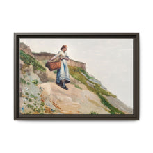 Girl Carrying a Basket (1882) by Winslow Homer - NOMADEN ART GALLERY