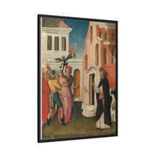 Saint Peter Martyr Exorcizing a Woman Possessed by a Devil by Antonio Vivarini
