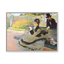 Camille Monet (1847–1879) on a Garden Bench (1873) by Claude Monet - NOMADEN ART GALLERY
