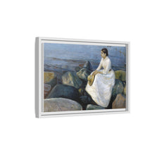 Noche de verano, Inger en la playa (1889) de Edvard Munch 