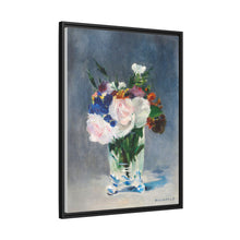 Flores en un jarrón de cristal (c.1882) de Edouard Manet.