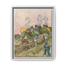 Houses and Figure by Vincent van Gogh - NOMADEN ART GALLERY