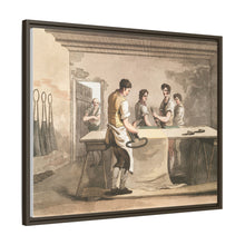Illustration of the cloth dresser from The Costume of Yorkshire (1814) by George Walker