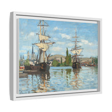 Ships Riding on the Seine at Rouen (1872–1873) by Claude Monet - NOMADEN ART GALLERY