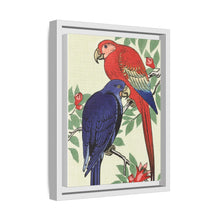 Red and a blue parrot (1925 - 1936) by Ohara Koson