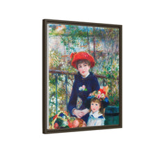 Dos hermanas (en la terraza) (1881) de Pierre-Auguste Renoir 
