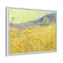 Van Gogh's Wheatfield with a reaper (1889) - NOMADEN ART GALLERY