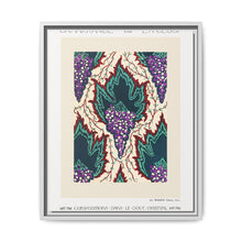 Grape pattern Art Nouveau pochoir print in oriental style. Original from our own 1914 edition of Samarkande - NOMADEN ART GALLERY