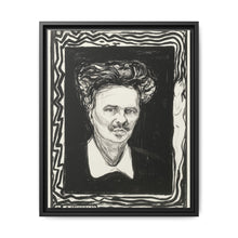 August Strindberg (1896) by Edvard Munch - NOMADEN ART GALLERY