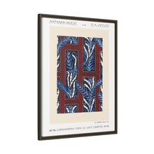 Estampado de pochoir con estampado de flores Art Nouveau en estilo oriental. Original de nuestra propia edición de 1914 de Samarkande.